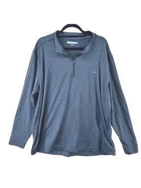 Greg Norman Men's Performance Quarter Zip fleece lined Pullover men’s XXL gray